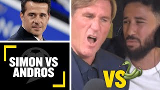 SIMON vs ANDROS! 🐍 Simon Jordan and Andros Townsend CLASH over calling Marco Silva a SNAKE!