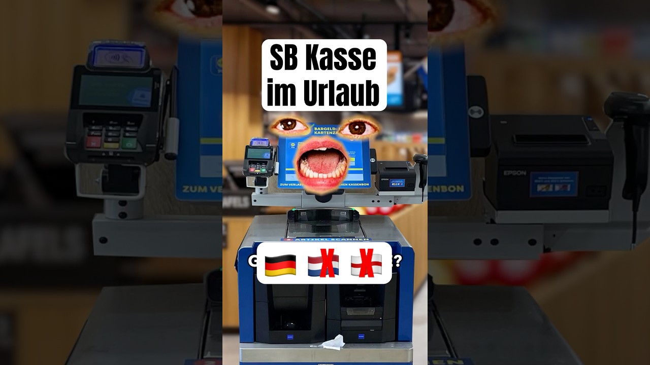 POV SB Kasse im Urlaub benutzen 🇩🇪🙈