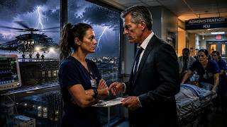 The Hospital Director Fired Her — Minutes Later, a Navy Helicopter Landed on the Roof