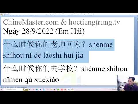 Video Lớp học tiếng Trung cho người mới bắt đầu bài 5 chia... - youtube