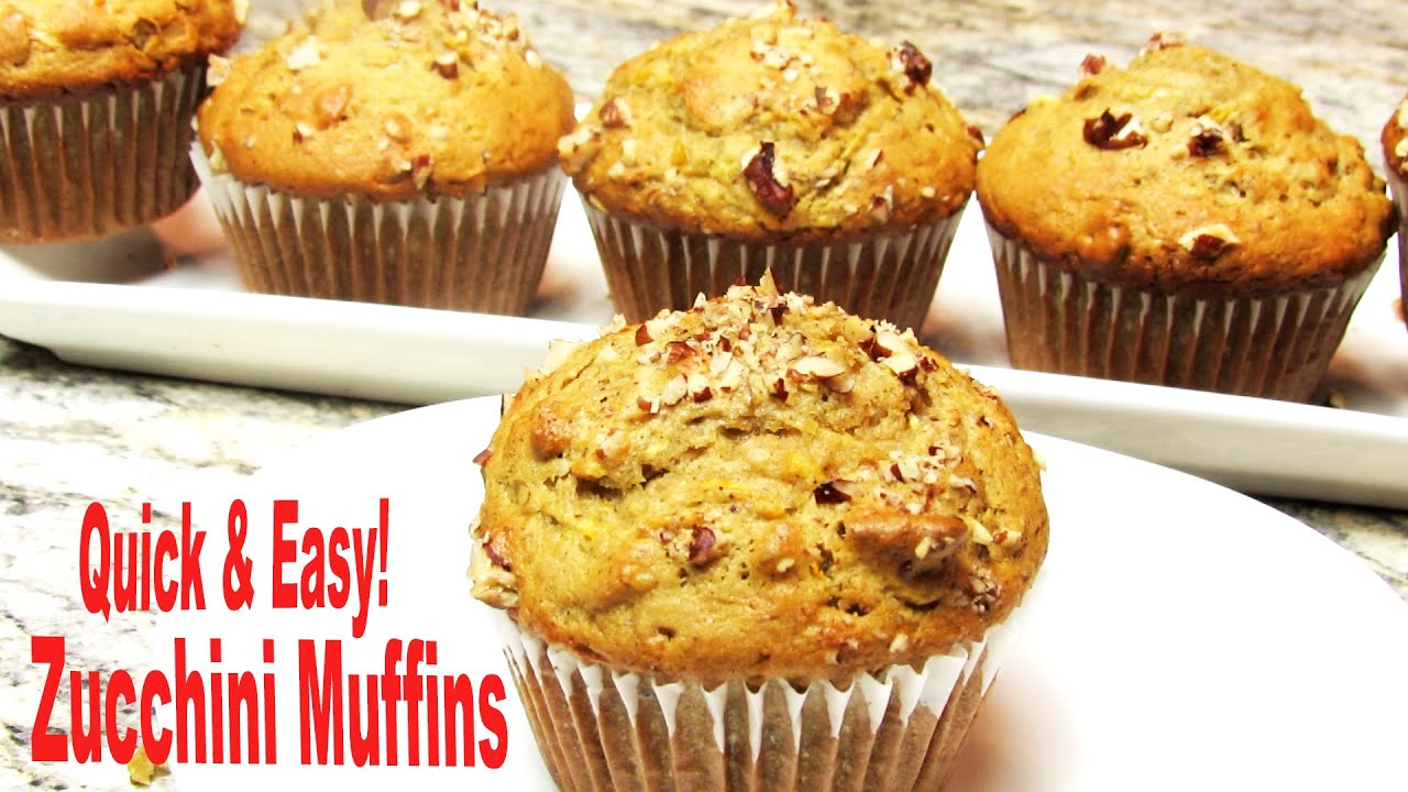 ZUCCHINI MUFFINS | MUFFINS RECIPE