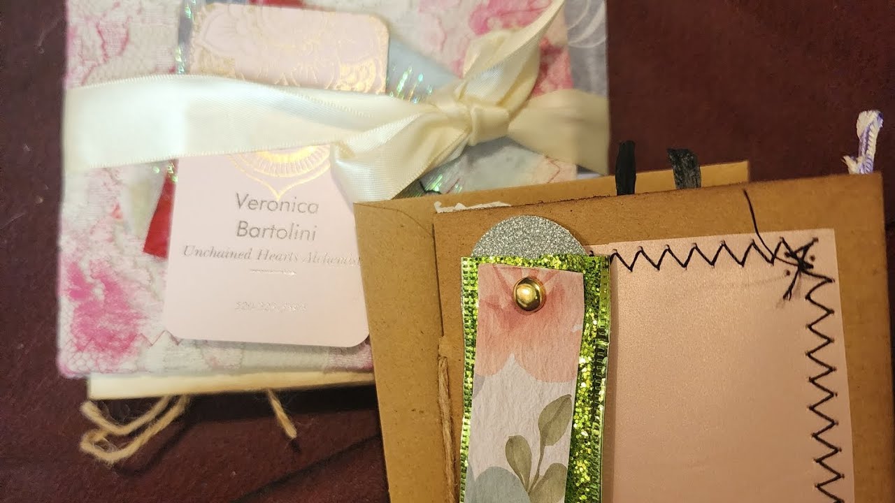 "Thereby She Defines Her Humanity." Wedding, Quinceañera, BDay Junkjournal Carsstock. Flipthrough.