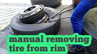 manual removing tire/Rim | diskarteng PINOY | Buhay OFW by Akoysi Dan 806 views 2 years ago 3 minutes, 59 seconds