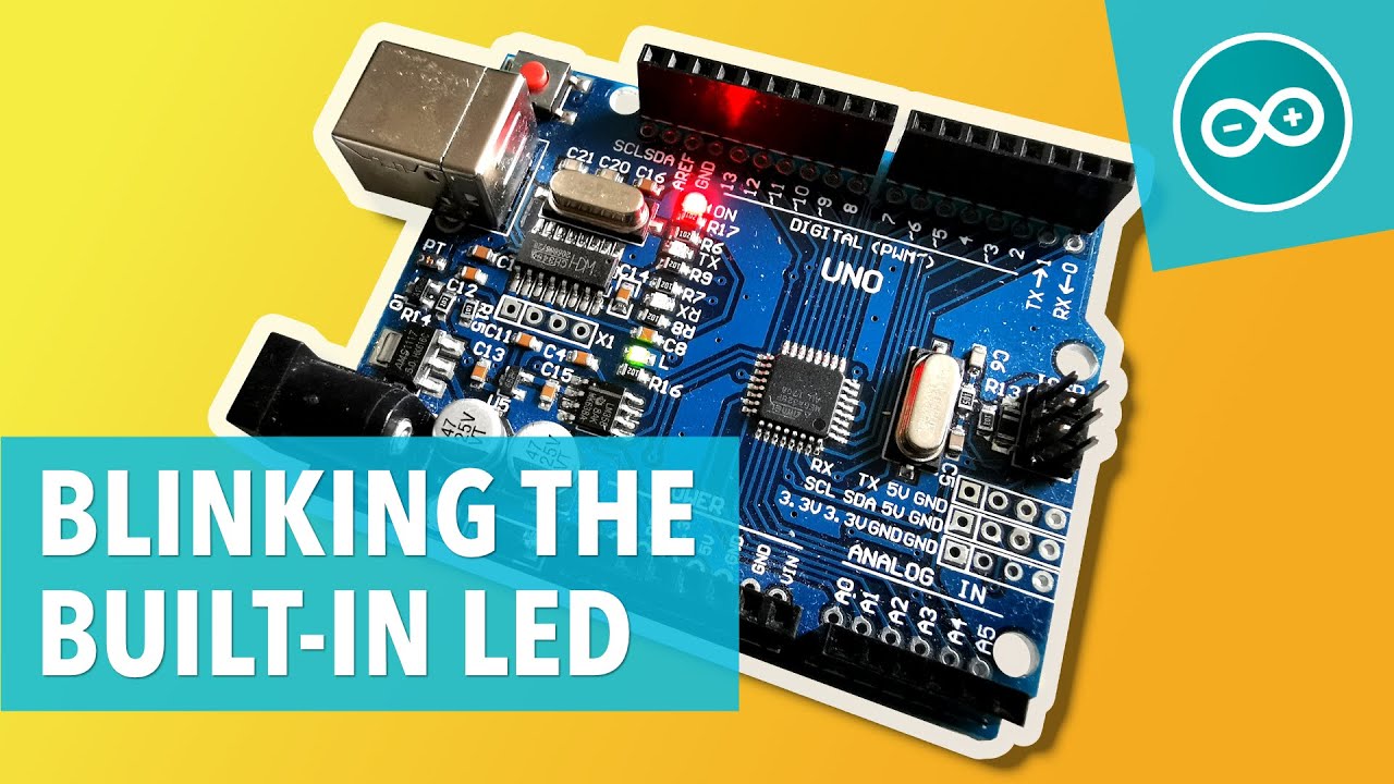 โค้ด arduino led  2022  BLINKING THE ONBOARD LED - Arduino tutorial #1