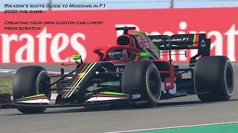 F1 2020 How to create your own custom Car Livery Tutorial