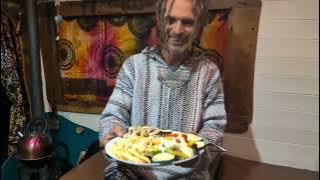 Real van life, massive storm 