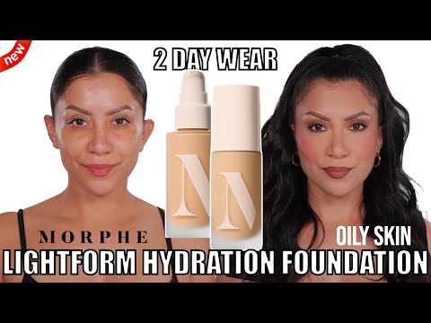 2 DAY WEAR *new* MORPHE LIGHTFORM EXTENDED HYDRATION FOUNDATION *oily skin* | MagdalineJanet