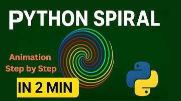 Python Spiral in 2 Minutes | Quick Turtle Animation Tutorial