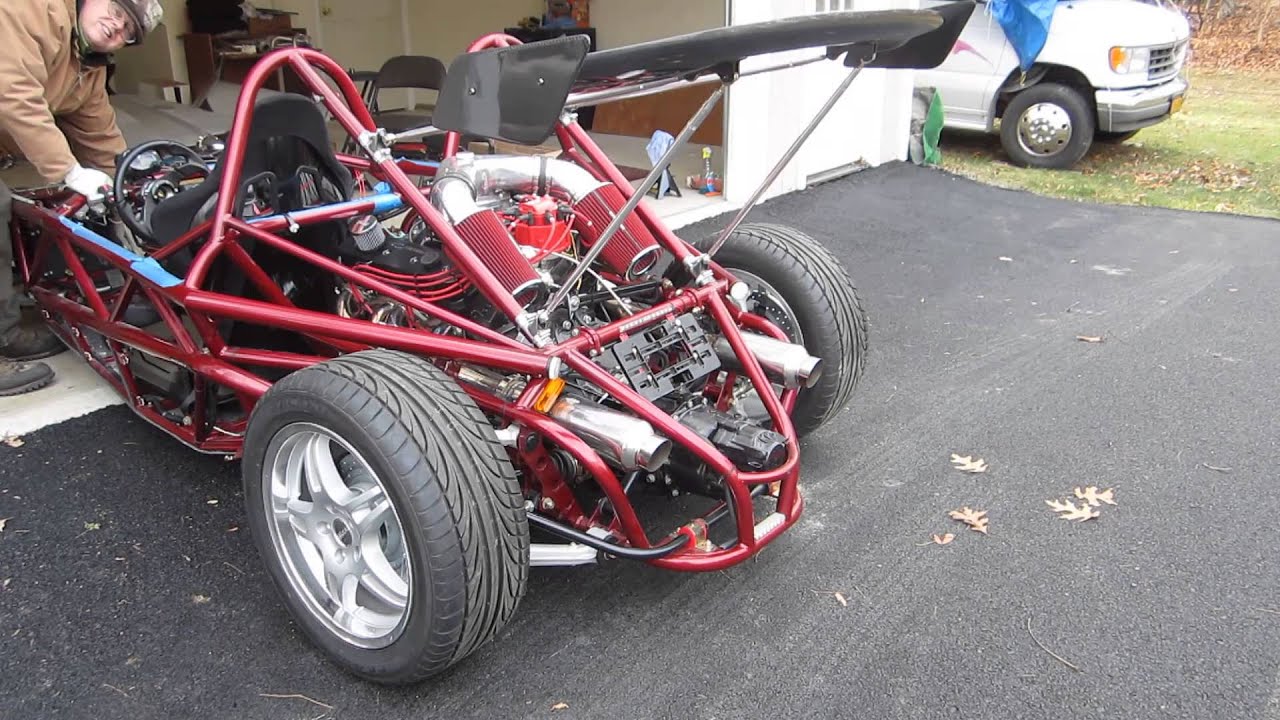 Exo Car Rear Engine Exo Car: TR-82 Engine revving - YouTube