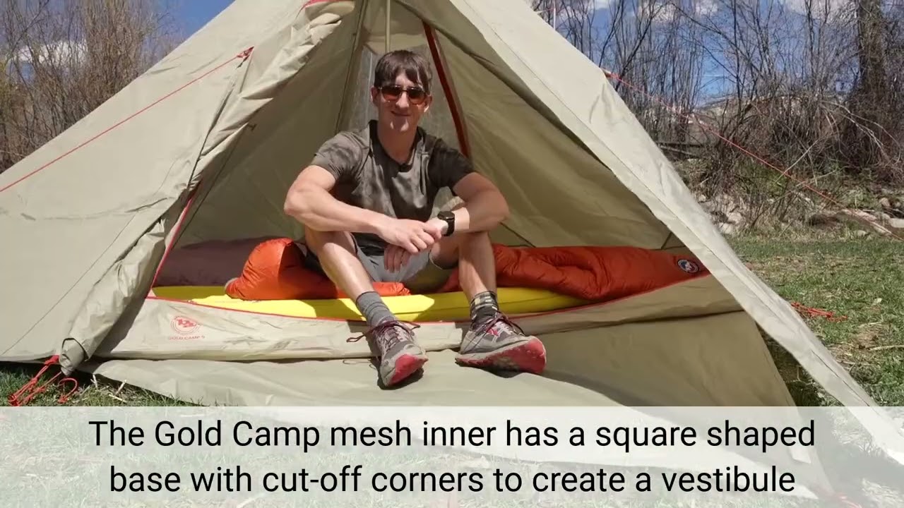 Big Agnes Gold Camp 5 Mesh Inner - Hike & Camp