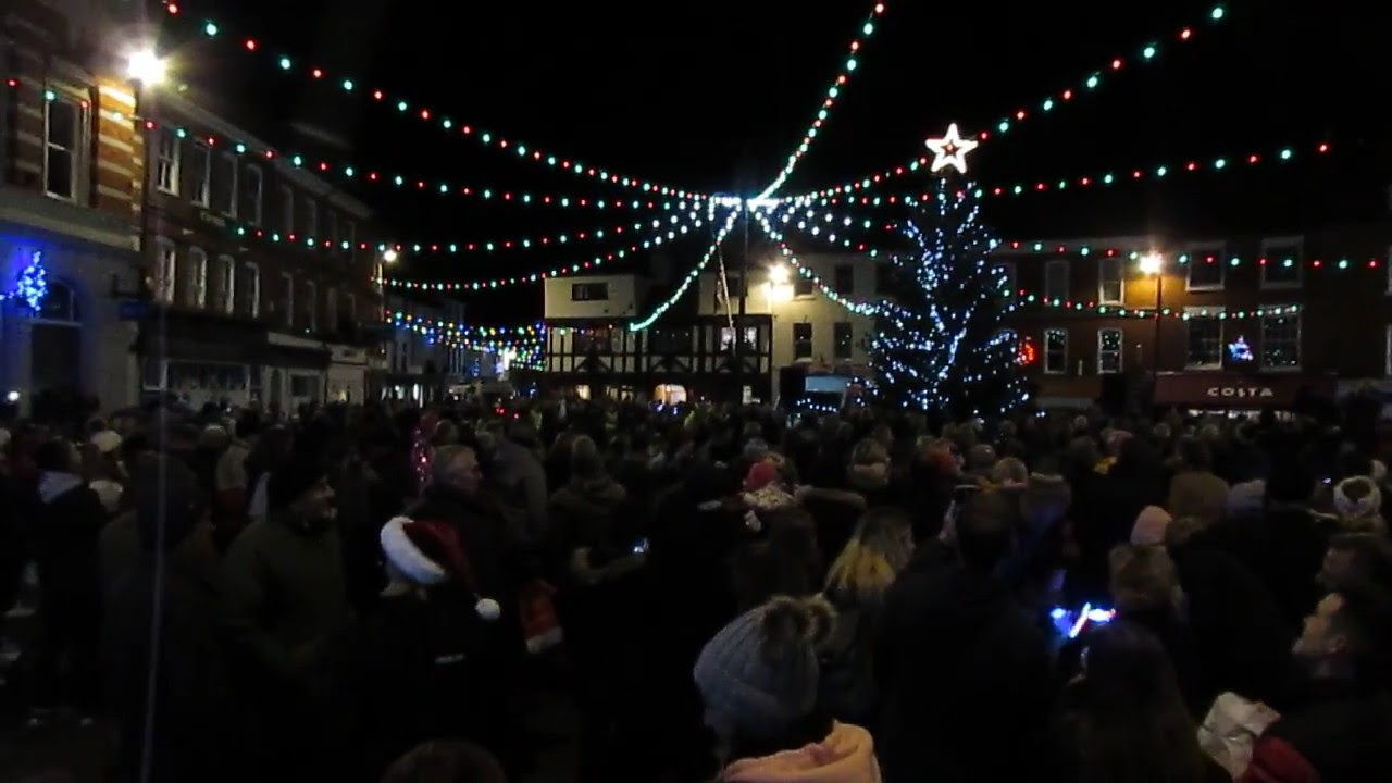 Romsey Christmas Lights Countdown (twice) 2017