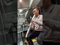 Groove solo practice with EWI