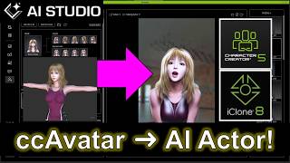 CC5 to AI Actor Tutorial | Create Reusable AI Studio Characters in iClone 8
