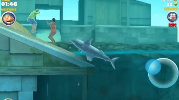 Hungry shark evolution  road to megalodon part 6 hijacking boats!