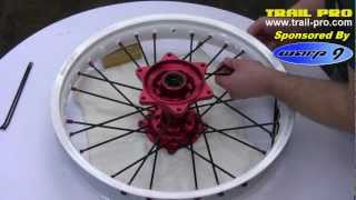 How To Lace And True A Dirt Bike Or Motorcycle Rim Wheel Part 1