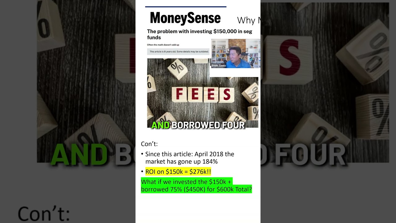 $150K Invested vs $150K + Leverage: The Seg Fund Math Nobody Shows You