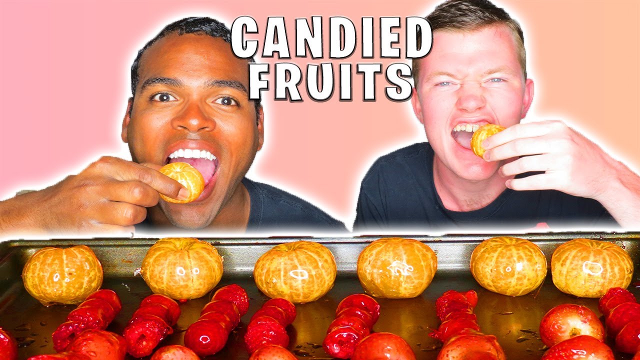 CANDIED FRUITS MUKBANG 먹방 TANGHULU STRAWBERRIES, RASPBERRIES, HALOS