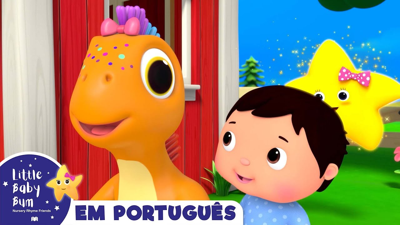 Little Baby Bum em Português, Dez Dinossauros, Desenho para Bebe