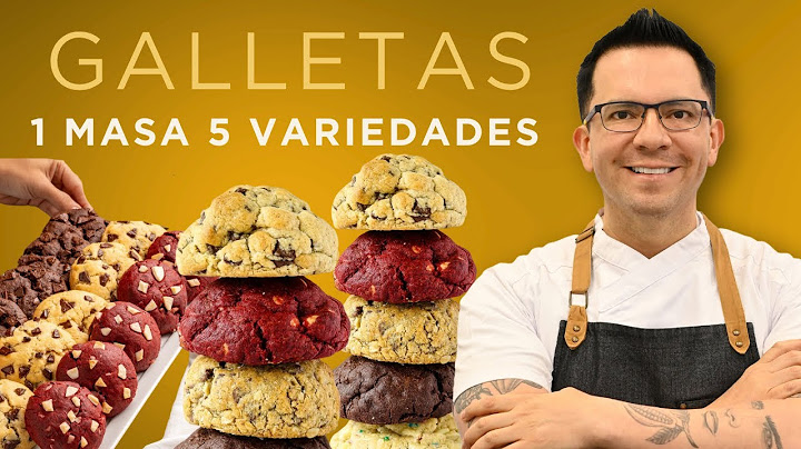 GALLETAS! Te doy una receta y tendrás cinco variantes!