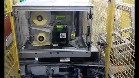 Weber LA4050E Labelling System with Tamp Wipe On Pad