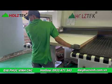 Kết Hợp Giữa Máy Cắt Ván Tự Động Panelsaw Tải Nặng TECTRA-328F - Đi Kèm Cánh Tay Gắp Ván  HT-2400BL