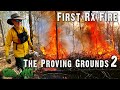 First controlled burn on the new property  proving grounds 2