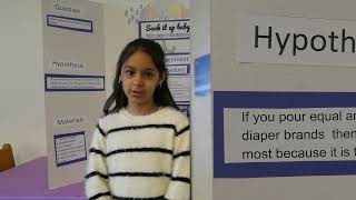4th Grade Science Fair Winner Godwin Elementary 2022