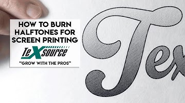 Screen Making 102: How to Burn Halftones and Gradients