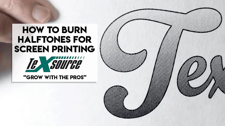 Screen Making 102: How to Burn Halftones and Gradients