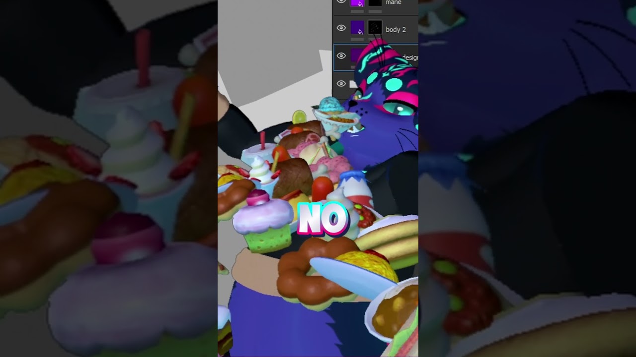 Please don't overload me with food!