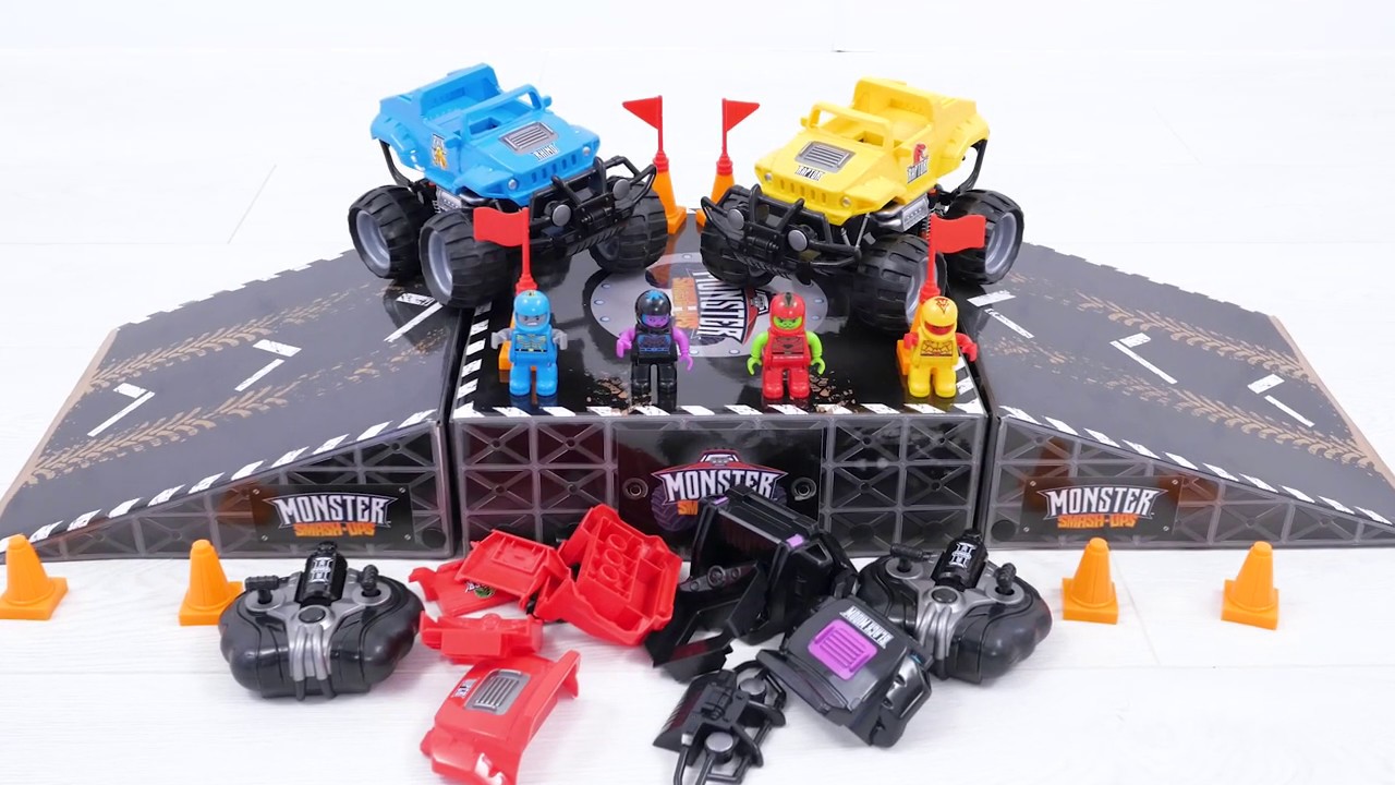 Игровой набор на р/у Crash Car "Битва команд" от Monster Smash-Ups