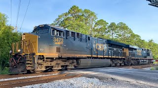 CSX I177 Running Engines Lite at Dinsmore