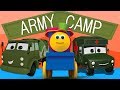 บ๊อบรถไฟ | เยี่ยมชมค่ายทหารบก | เรียนรู้ยานพาหนะ | Bob Train Videos | Visit to Army Camp