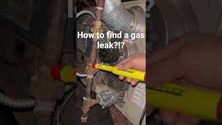 Finding A Gas Leak #hvac