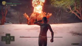 Elden Ring - Fire Giant (no hit/ level 1/ no upgrades)