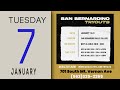 Whats Up San Bernardino! (January 6th to the 12th)