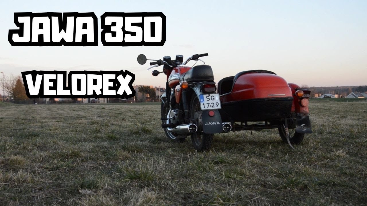 JAWA 350 Z KOSZEM BOCZNYM VELOREX - CZYLI NA DWA CYLINDRY PRZYPADA JEDEN DZIAŁAJĄCY