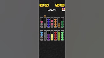 Ball Sort - Color Puzzle Game - Level 557 - Walkthrough SOLVED by RobotPlayer AI!!!