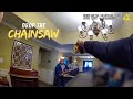 Police Confront Man With Chainsaw - Bodycam Footage