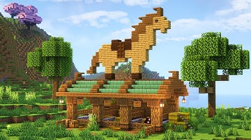 Minecraft | How to build a Horse Stable