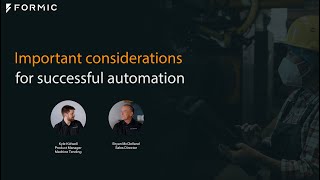 Automation Answers #18 - What is required for successfully deploying robotic machine tending?