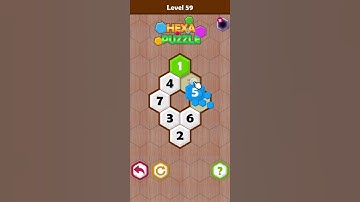Hexa Puzzle Game Challenging Level 59 #challenge #shorts