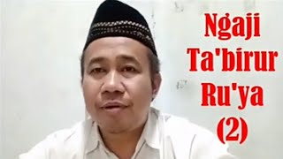 Ngaji Tafsir Mimpi (2) || Kitab Ta'birur Ru'ya karya Syaikh Ahmad bin Asmuni