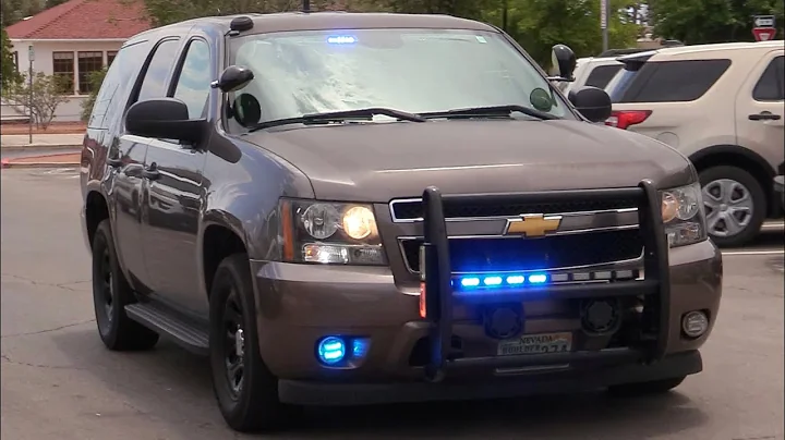 Boulder City Police Department Unmarked Chevy Tahoe Code 3