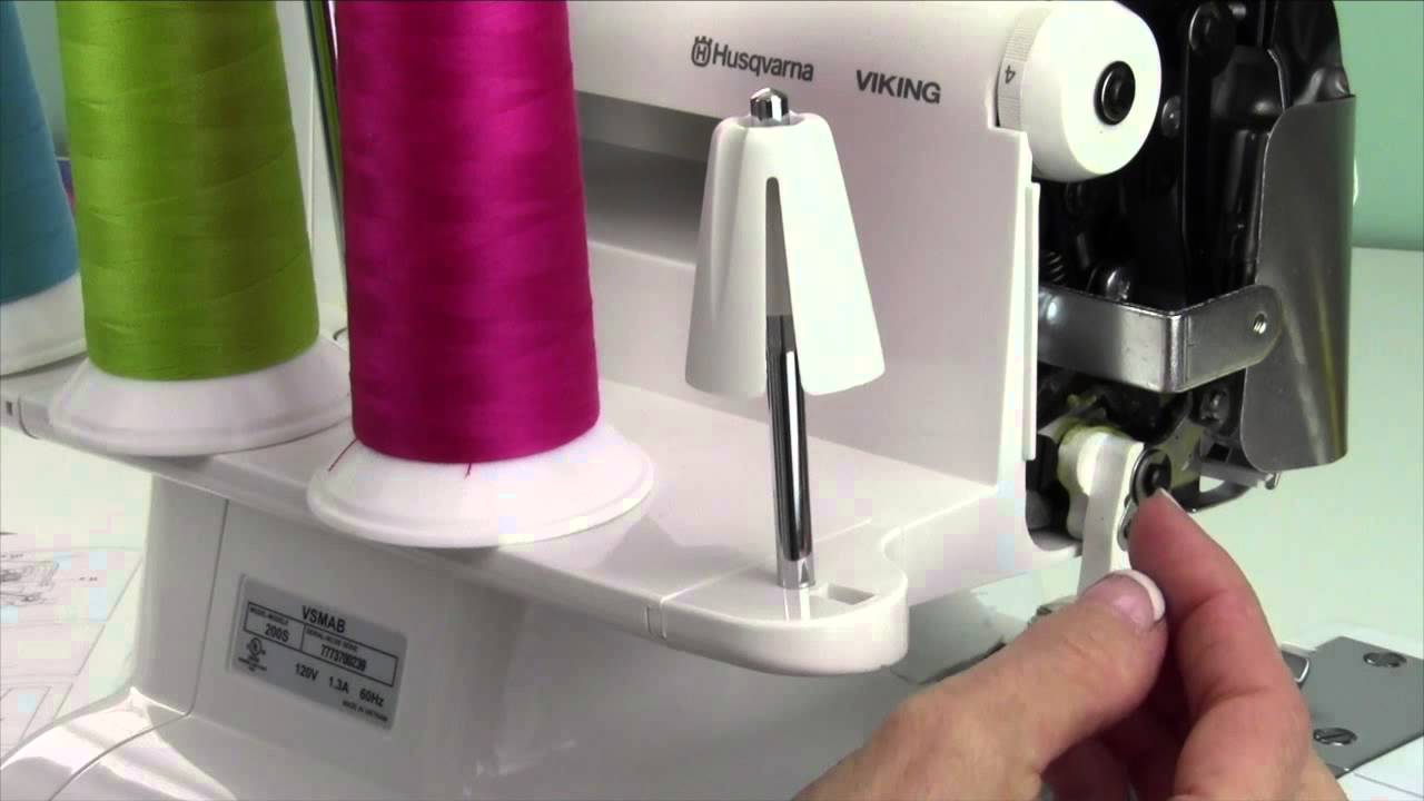 Husqvarna Viking H Class 200S Serger 32 Changing the Light Bulb YouTube