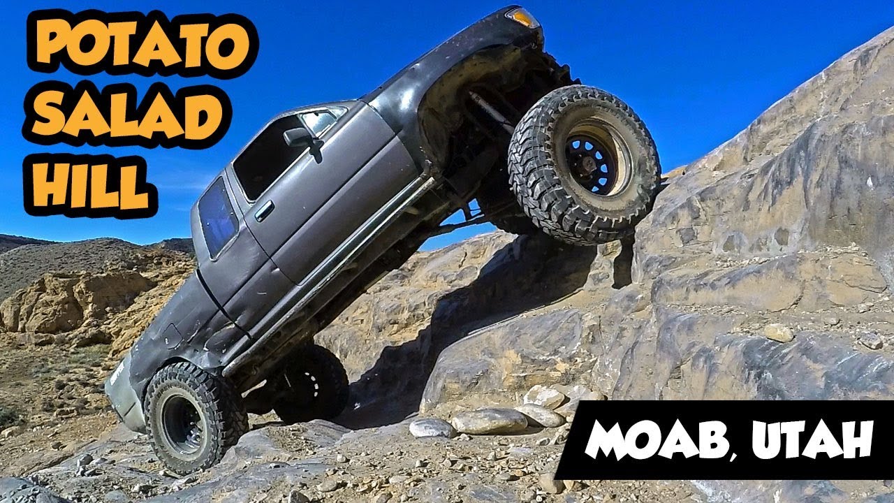 Can a Toyota Pickup make it up Potato Salad Hill | Moab Utah