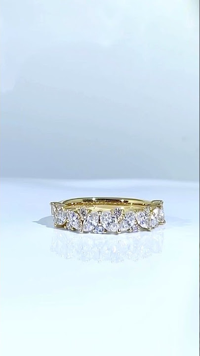 eClarity Eternity Band in 14k Yellow Gold