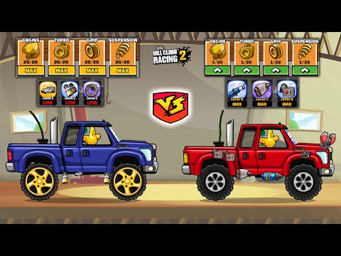 MAX PARTS Vs MAX VEHICLE ?? - Hill Climb Racing 2 Gameplay Walkthrough