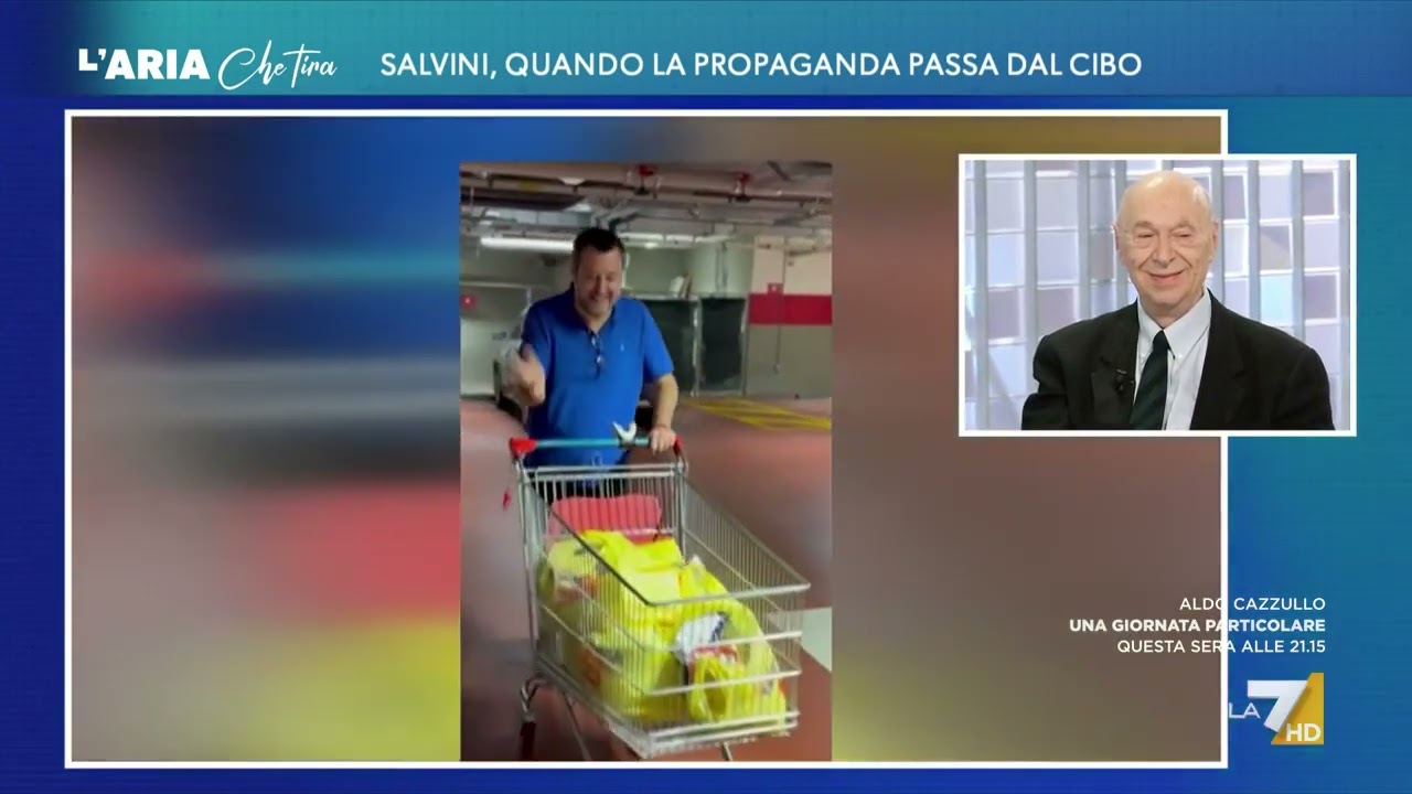 Matteo Salvini, quando la propaganda passa dal cibo