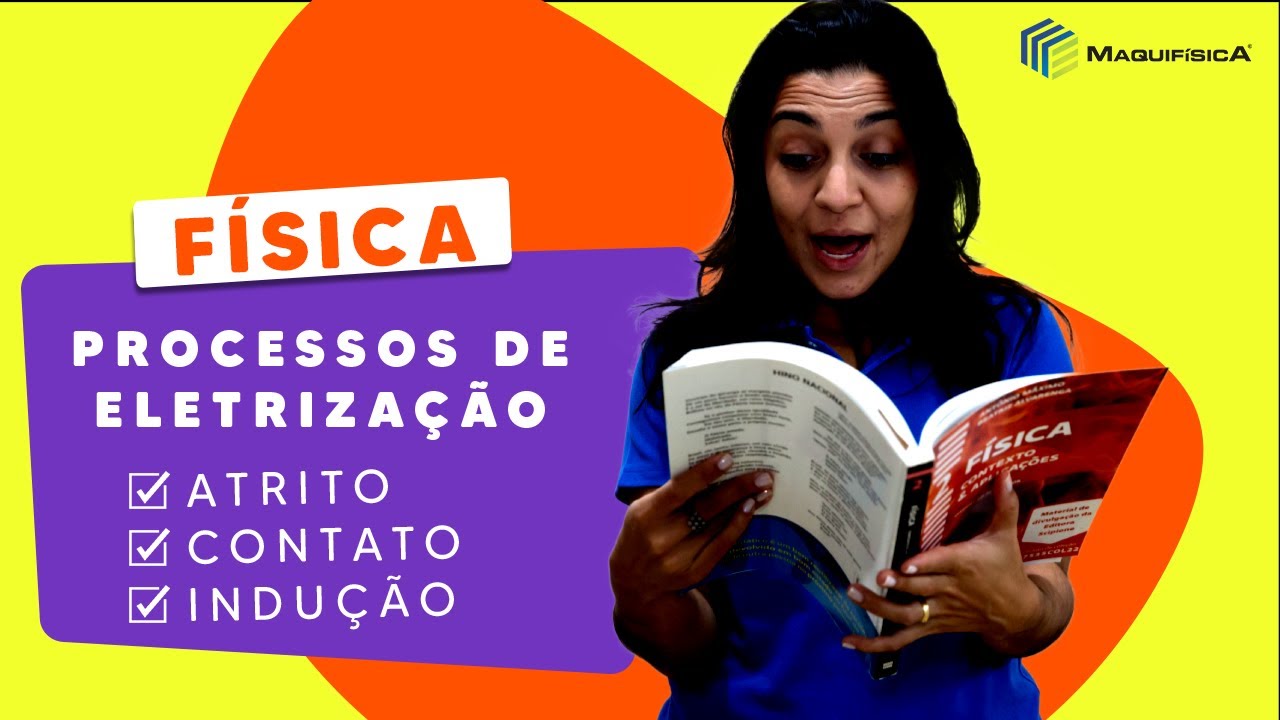 Física - Processos de Eletrização - Atrito, Contato e Indução